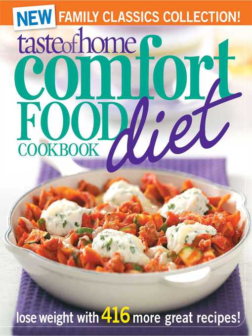 Title details for Taste of Home Comfort Food Diet Cookbook by Taste Of Home - Available